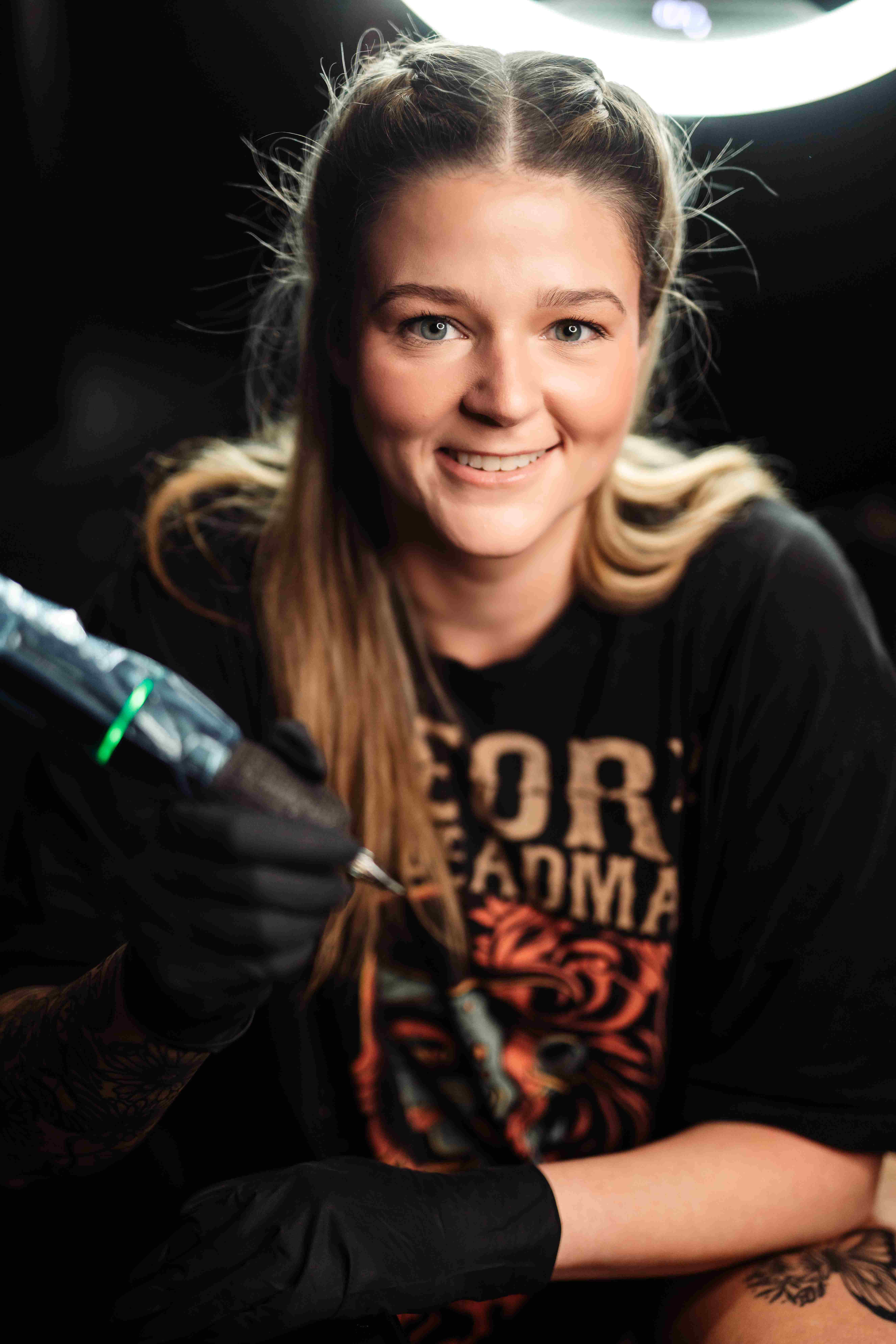 Lafayette branding photographer - professional portrait of tattoo artist